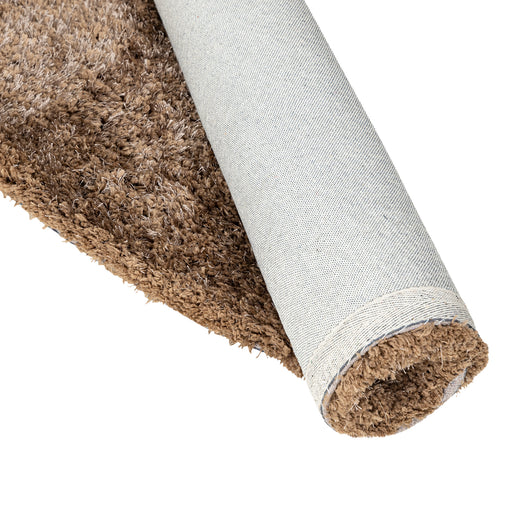 PTMD Jups Bruin Stof Handgeweven Carpet Rond m-Vloerkleden-PTMD