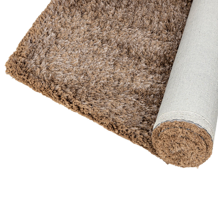 PTMD Jups Bruin Stof Handgeweven Carpet s-Vloerkleden-PTMD