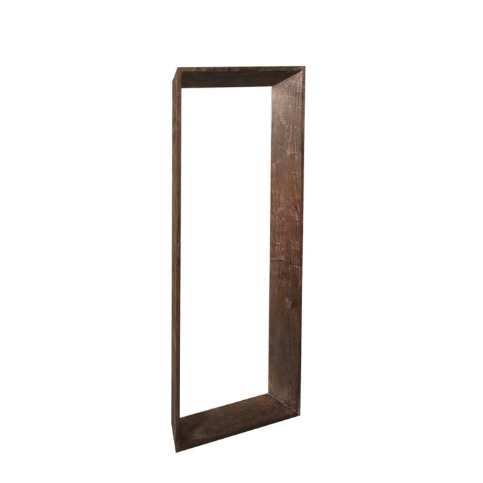 PTMD Kyro Bruin Acacia Hout Rechthoekig Spiegel Small-Spiegels-PTMD