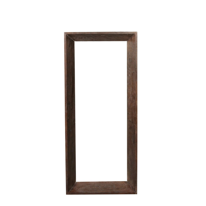 PTMD Kyro Bruin Acacia Hout Rechthoekig Spiegel Small-Spiegels-PTMD