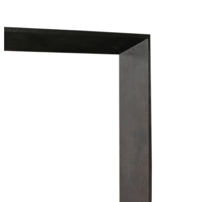 PTMD Kyro Zwart Acacia Hout Rechthoekig Spiegel Large-Spiegels-PTMD