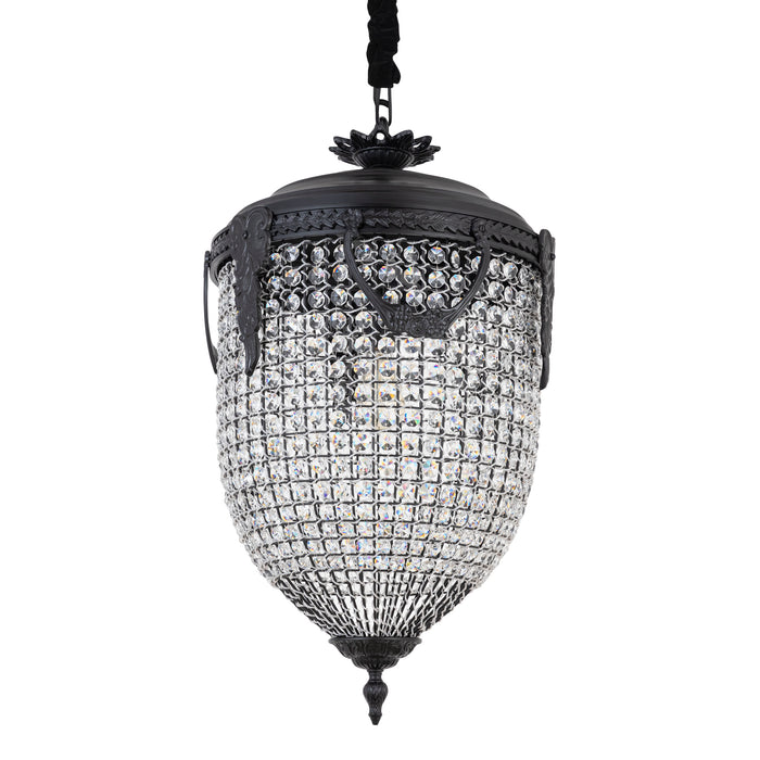 PTMD Lidde Crystal Ovaal Chandelier Lamp Klassiek l-Hanglampen-PTMD