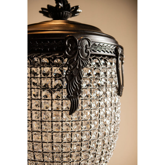 PTMD Lidde Crystal Ovaal Chandelier Lamp Klassiek s-Hanglampen-PTMD