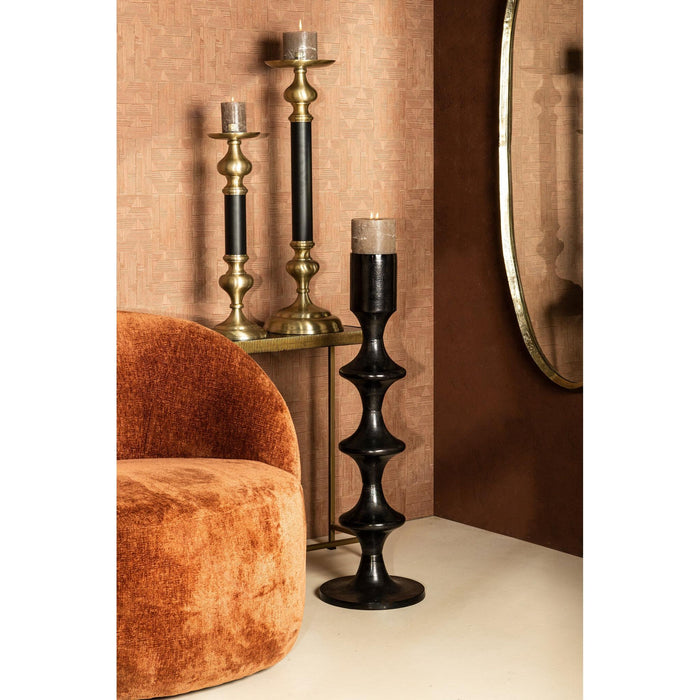 PTMD Limera Messing Aluminium Ovaal Spiegel Irregular Border m-Spiegels-PTMD