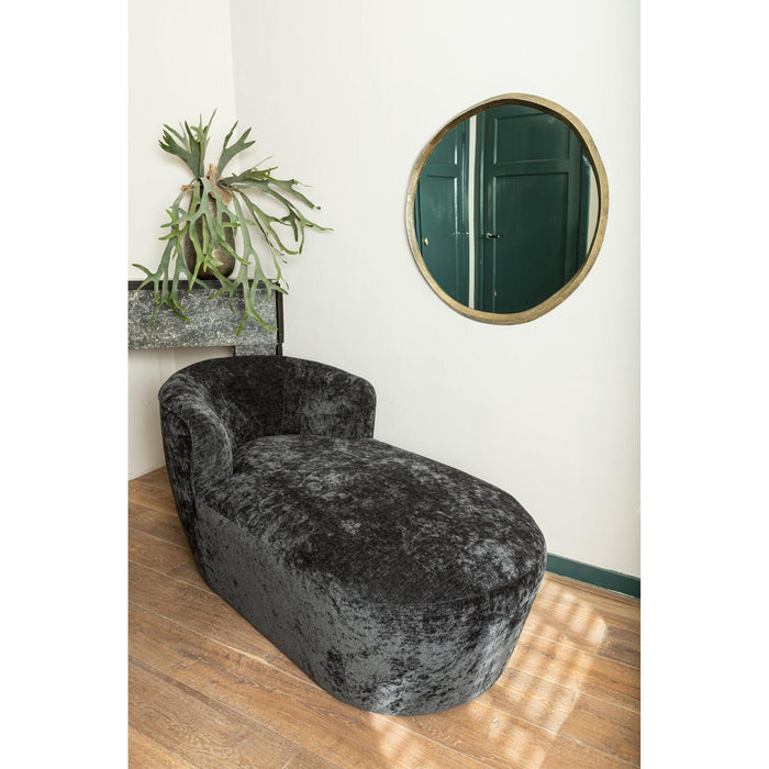 PTMD Limera Messing Aluminium Rond Spiegel Irregular Border s-Spiegels-PTMD