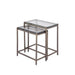 PTMD Lucinde Messing Ijzer Bijzettafel Thick Glas Rect sv2-Bijzettafels-PTMD