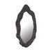 PTMD Morina Zwart Aluminium Spiegel Organisch Ovaal Vorm-Spiegels-PTMD