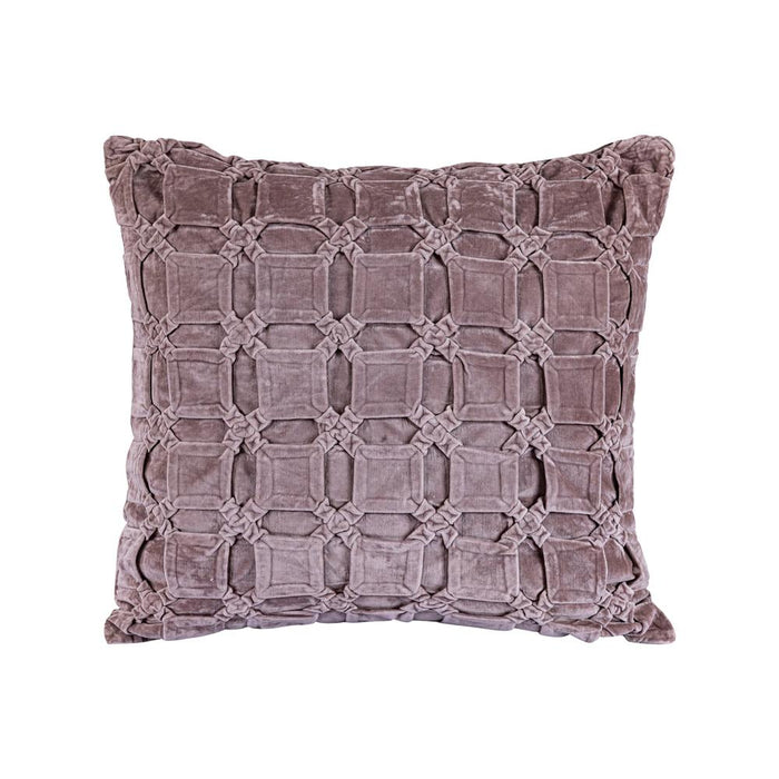 PTMD Nasim Roze Cotton Cusion Patroon Vierkant l-Kussens-PTMD