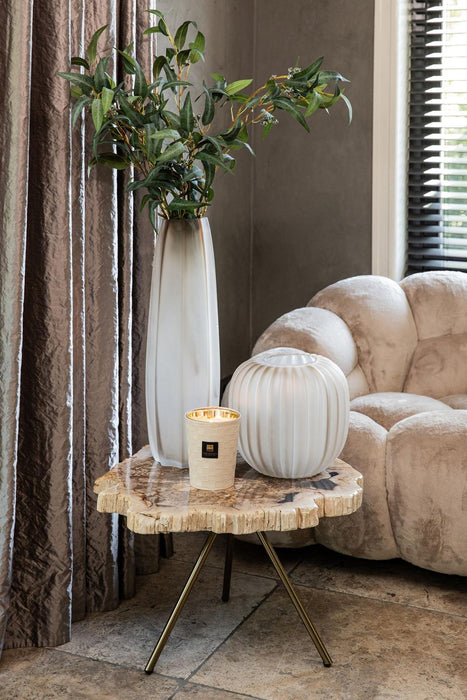 PTMD New Khine Versteend Hout Salontafel Messing sv3-Salontafels-PTMD