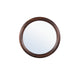 PTMD Nibbi Bruin Houten Fineer Spiegel Gedraaid Rond Frame-Spiegels-PTMD