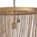 PTMD Nishan Goud Ijzer Chains Rond Hangend Lamp s-Hanglampen-PTMD
