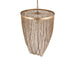 PTMD Nishan Goud Ijzer Chains Rond Hangend Lamp s-Hanglampen-PTMD