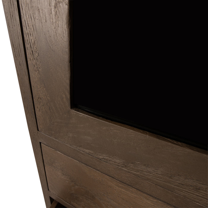 PTMD Oak Kast Armarium 1 Door 4 Laden Glay-Kasten-PTMD