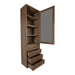 PTMD Oak Kast Armarium 1 Door 4 Laden Glay-Kasten-PTMD