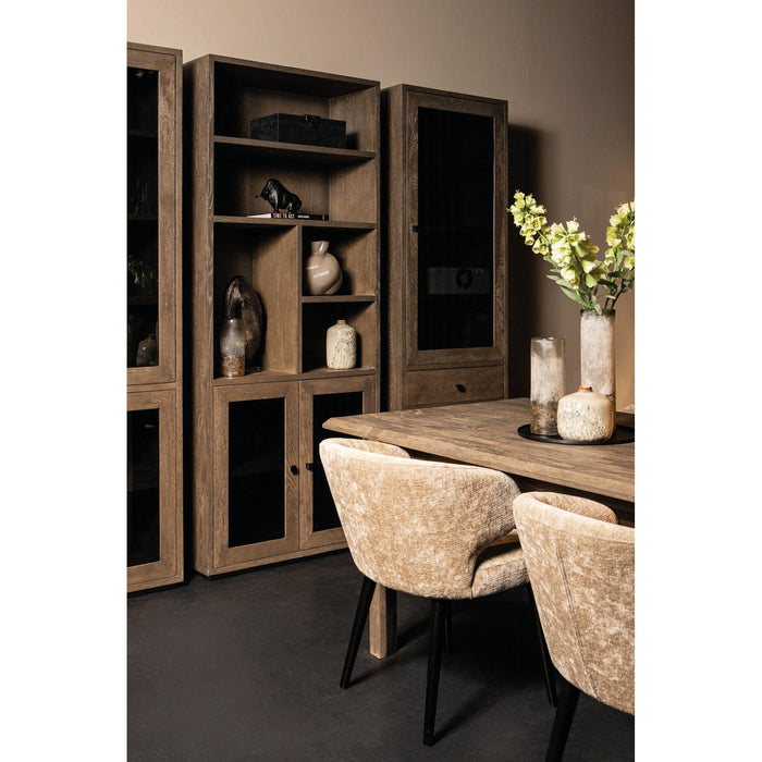 PTMD Oak Kast Armarium 4 Doors Glay-Kasten-PTMD