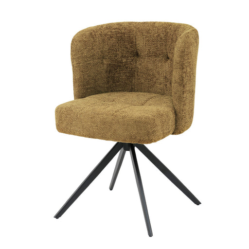 PTMD Odin Eetkamerstoel Small Amber Groen Pootacy 8-Eetkamerstoelen-PTMD