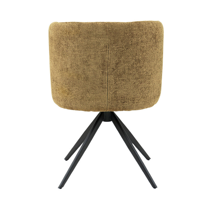 PTMD Odin Eetkamerstoel Small Amber Groen Pootacy 8-Eetkamerstoelen-PTMD