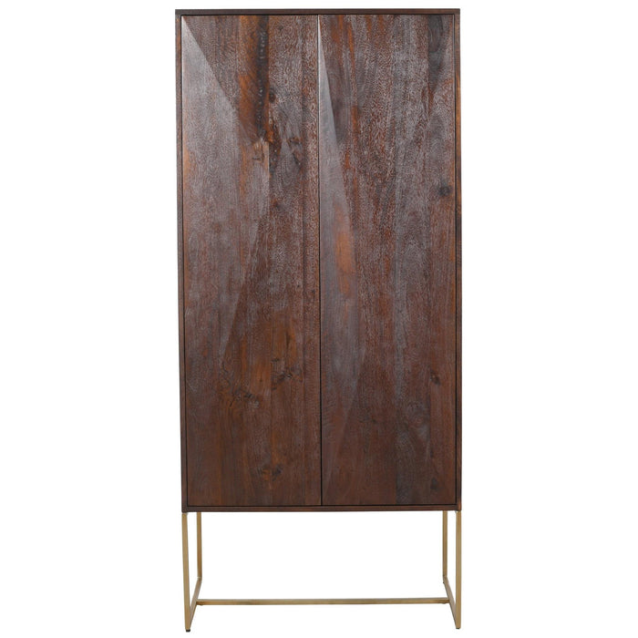 PTMD Onyx Kast Bruin 2 Drs-Kasten-PTMD