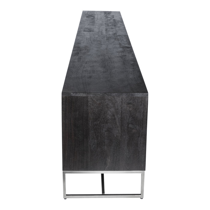 PTMD Onyx tv Kast zwart/ Zwart-Kasten-PTMD