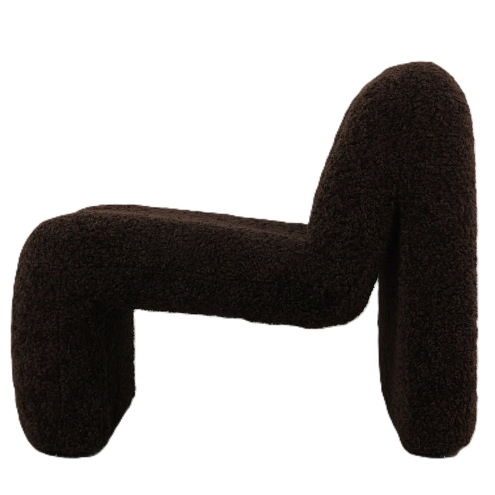 PTMD Oslo Fauteuil Teddy Coffee-Fauteuils-PTMD