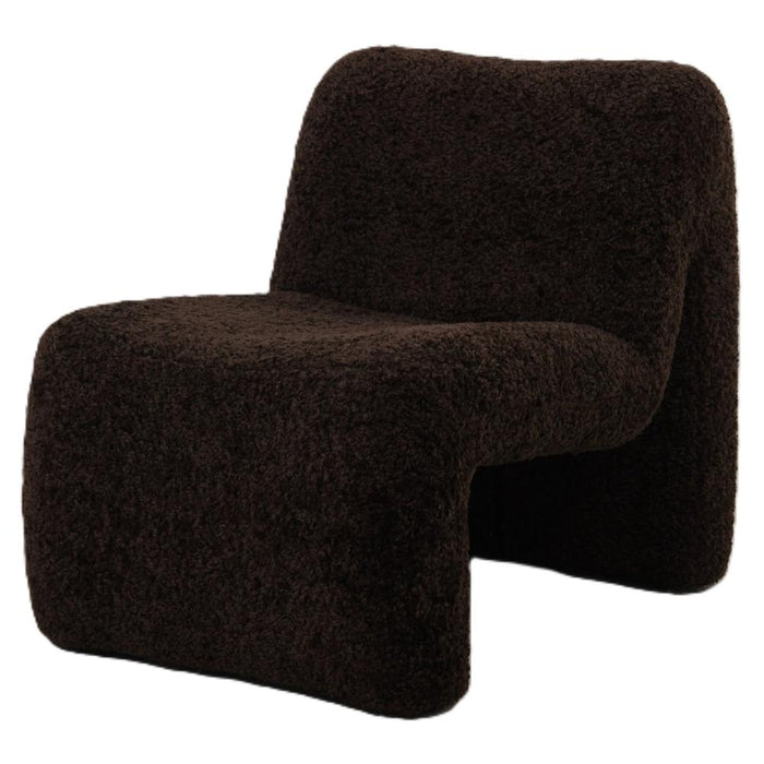 PTMD Oslo Fauteuil Teddy Coffee-Fauteuils-PTMD