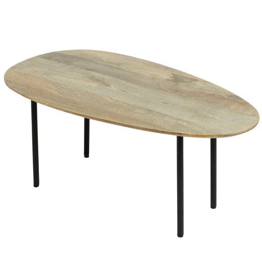 PTMD Oxil Groen Hout Bijzettafel Eggs Hape Top sv2-Bijzettafels-PTMD