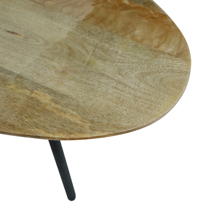 PTMD Oxil Groen Hout Bijzettafel Eggs Hape Top sv2-Bijzettafels-PTMD