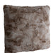 PTMD PTMD Linde Beige Imitatiebont Sierkussen Vierkant – Luxe Woondecoratie-Kussens-PTMD