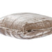 PTMD PTMD Senny Taupe Velvet Sierkussen Vierkant Met Ruffle Rand – Luxe Woondecoratie-Kussens-PTMD