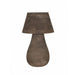 PTMD Peake Bruin Mango Hout Rond Tafel Lamp Big-Tafellampen-PTMD
