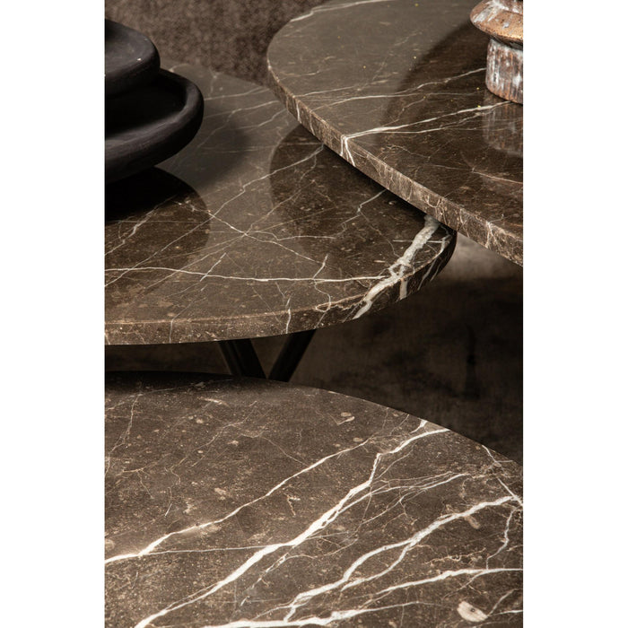 PTMD Skippy Salontafel Bruin Marmer-Salontafels-PTMD