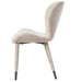PTMD Thor Beige Eetkamerstoel Aphrodite Stof Poot-Eetkamerstoelen-PTMD