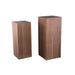 PTMD Tiess Natuurlijk Houten Fineer Pedestal Set of 2-Zuilen-PTMD