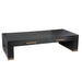 PTMD Tiess Zwart Houten Fineer Coffeetable 2 Laden-Salontafels-PTMD