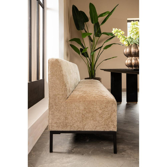 PTMD Xania Dining Bank Armless 200cm-Bankjes-PTMD