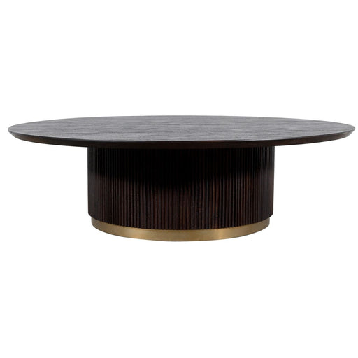 PTMD Xelle Zwart Coffeetable 150 cm-Salontafels-PTMD