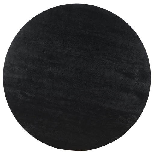 PTMD Xelle Zwart Eettafel-Eettafels-PTMD