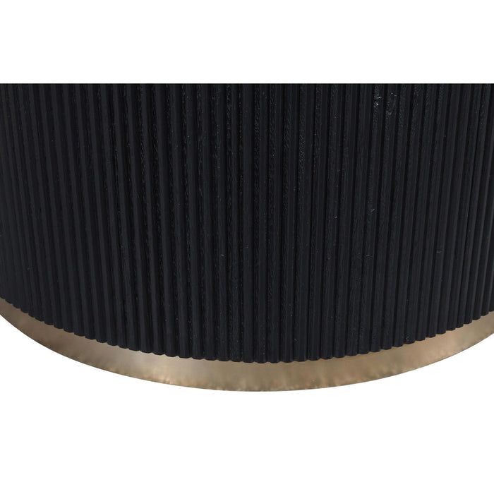 PTMD Xelle Zwart Eettafel-Eettafels-PTMD