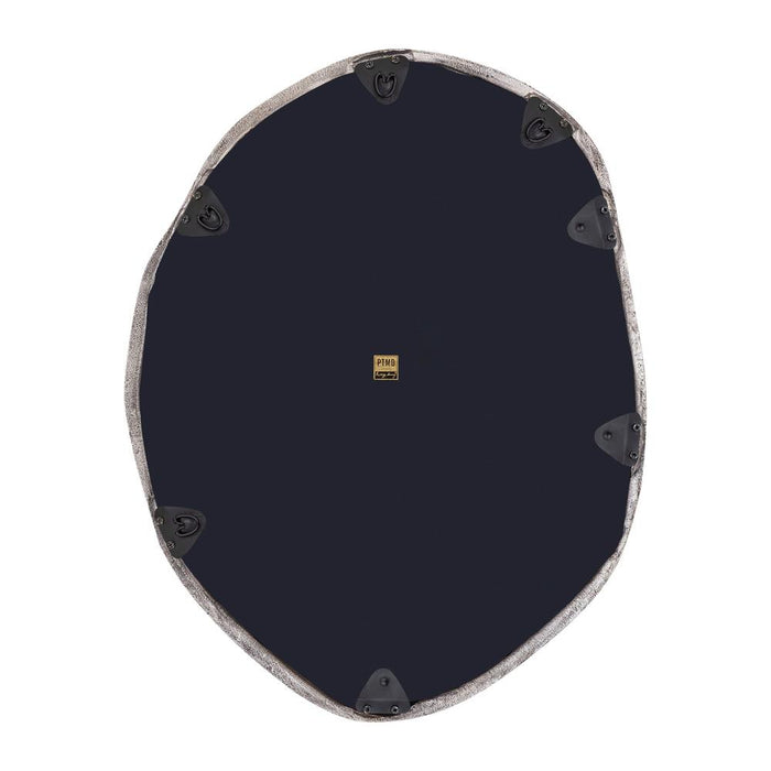 Paislie Nickel Organic Shaped Spiegel Rond-Spiegels-PTMD