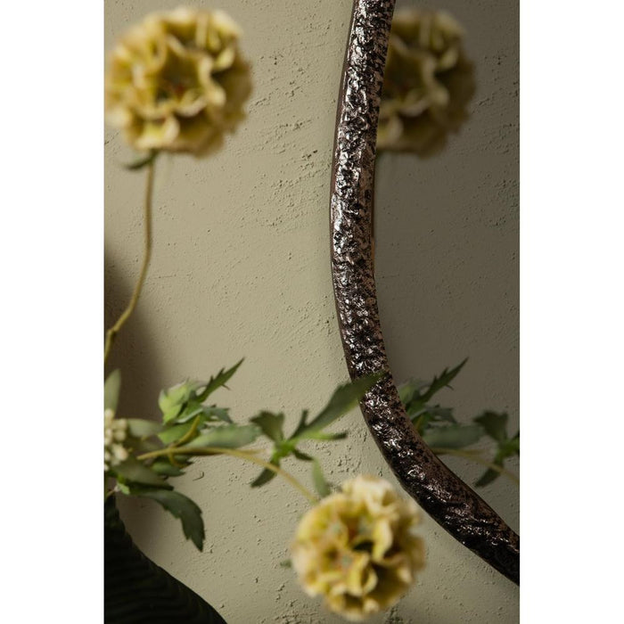 Paislie Nickel Organic Shaped Spiegel Rond-Spiegels-PTMD