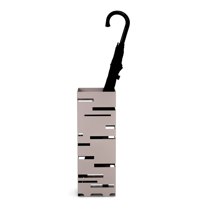 Parapluhouder MODERN Staal Silky Taupe 18x18x50cm Spinder Design-Opbergdozen en manden-Spinder