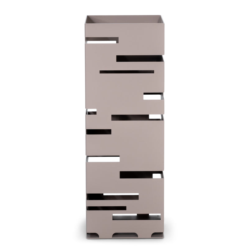 Parapluhouder MODERN Staal Silky Taupe 18x18x50cm Spinder Design-Opbergdozen en manden-Spinder