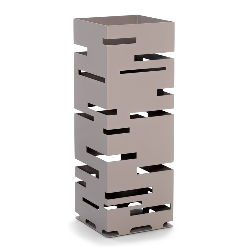 Parapluhouder MODERN Staal Silky Taupe 18x18x50cm Spinder Design-Opbergdozen en manden-Spinder