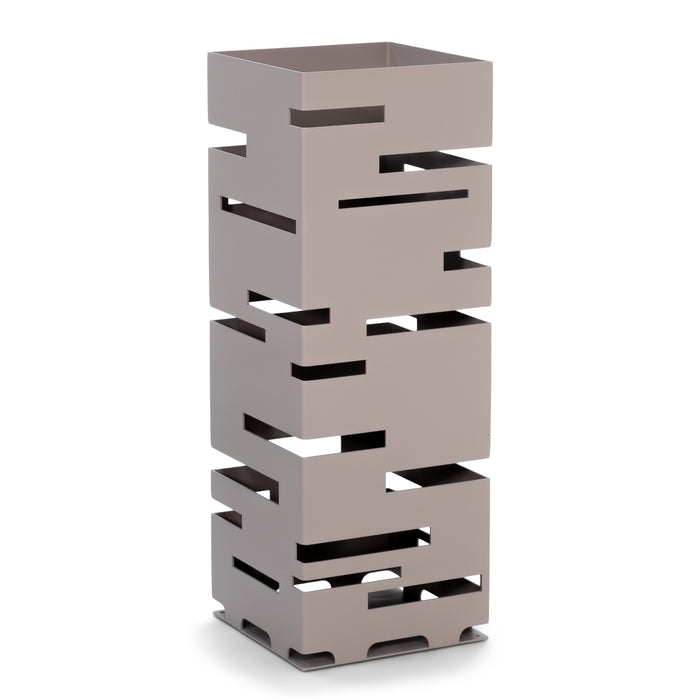 Parapluhouder MODERN Staal Silky Taupe 18x18x50cm Spinder Design-Opbergdozen en manden-Spinder