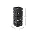 Parapluhouder MODERN Staal Zwart 18x18x50cm Spinder Design-Opbergdozen en manden-Spinder