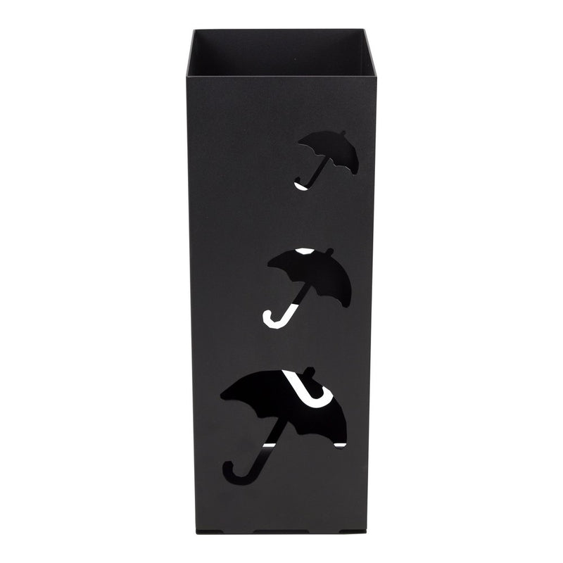 Parapluhouder STORM Staal Zwart 18x18x50cm Spinder Design-Opbergdozen en manden-Spinder