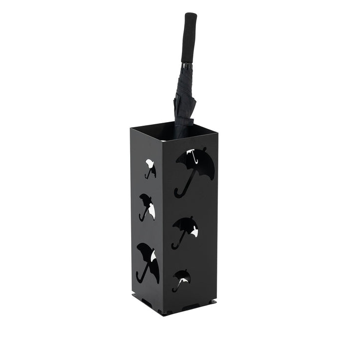 Parapluhouder STORM Staal Zwart 18x18x50cm Spinder Design-Opbergdozen en manden-Spinder