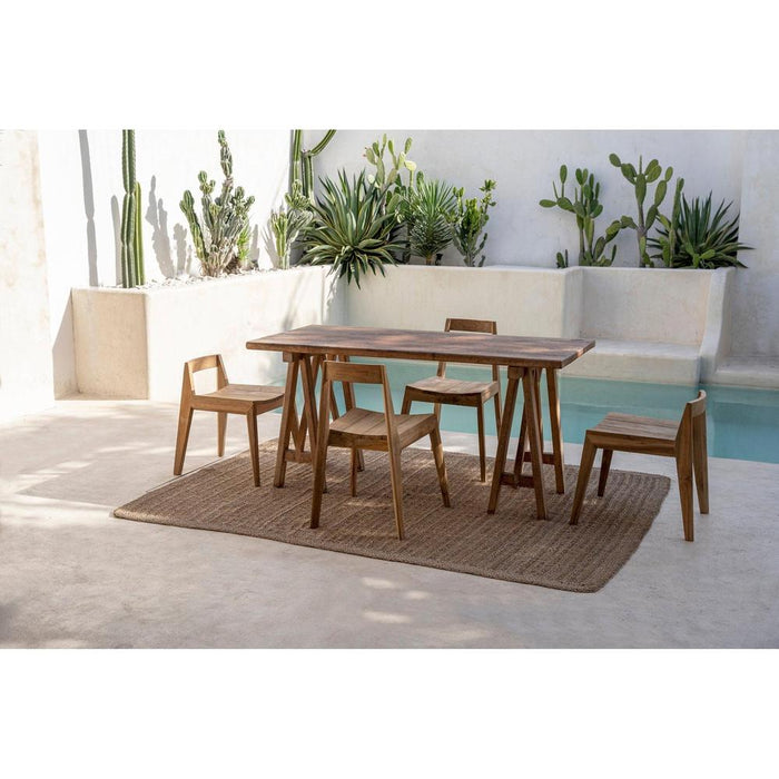 Paxi Eetkamerstoel - Naturel - Buiten-Eetkamerstoelen-Bazar Bizar