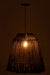 Pendant Lamp Celia Jute Black Large-Hanglampen-J-Line