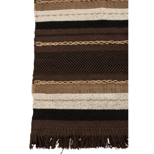 Plaid Bruin Katoen 150x90 cm-Plaids-J-Line